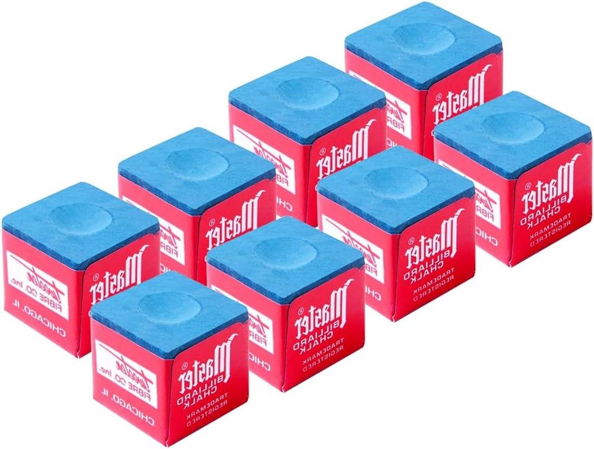 Inovra - Blauw Krijt Doos met 8 Stuks Krijt in Kleur en Dartpijlen voor Noppen - Dartbord Accessoires . - Dartbord