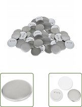 Lot De 100 Badges Boutons Vierges Acryliques 58mm Avec épingle - Machine à Badges VidaXL