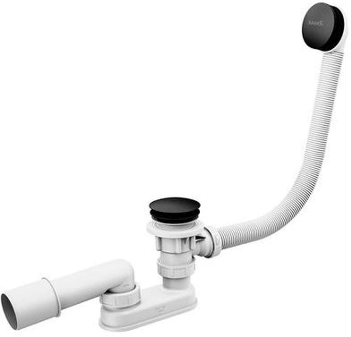 Ravak Afvoersystemen - Badafvoer- en overloopset, lengte 570 mm, ClickClack, chroom X01746