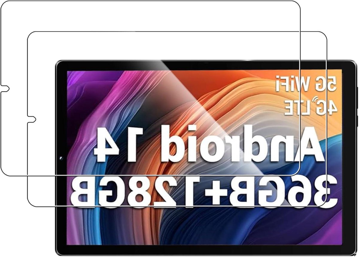 ByShane - Beschermende glasfolie voor 10 inch Android tablet - Krasbestendig, anti-vingerafdruk