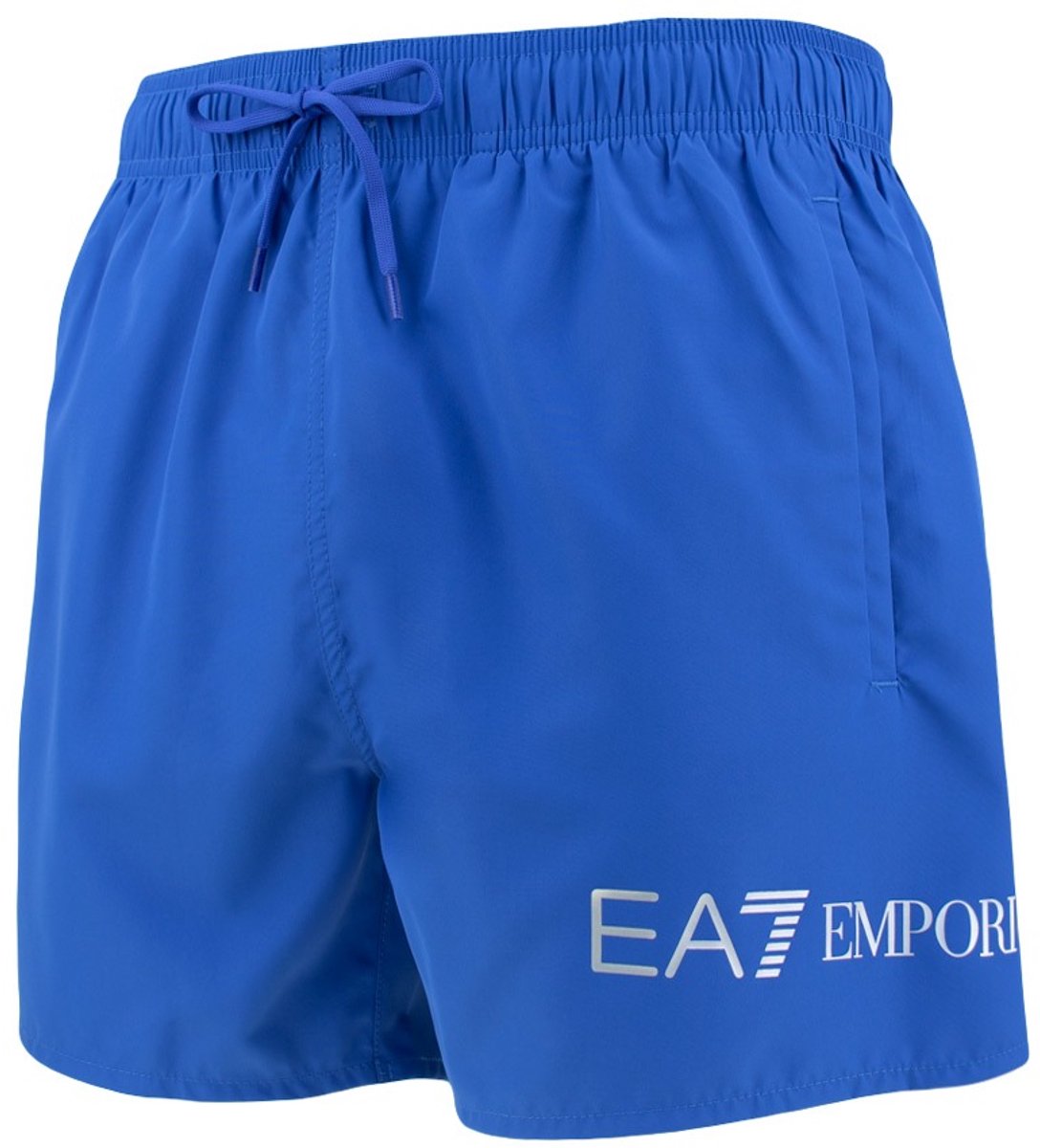 Emporio Armani heren zwemshort side logo blauw II
