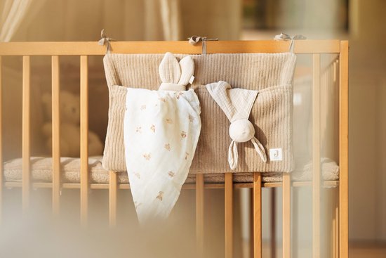 Jollein Boxzak Organizer - 49x30cm - Cloudy Rib - Oatmeal - Boxopbergzak — afbeelding 4