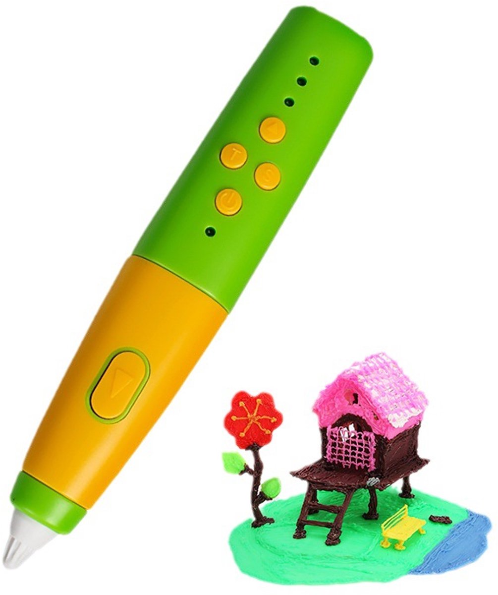 3D-printpen Graffiti-schilderpen Educatieve benodigdheden voor kinderen - Groen