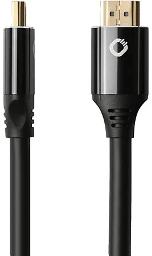 Oehlbach HDMI gecertificeerd 2.1 - [1x HDMI-stekker - 1x HDMI-stekker] 1,5 meter zwart
