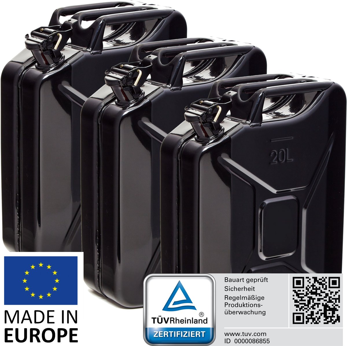 BW® Houder voor brandstofjerrycan, metaal, jerrycan, jerrycan, voor 10