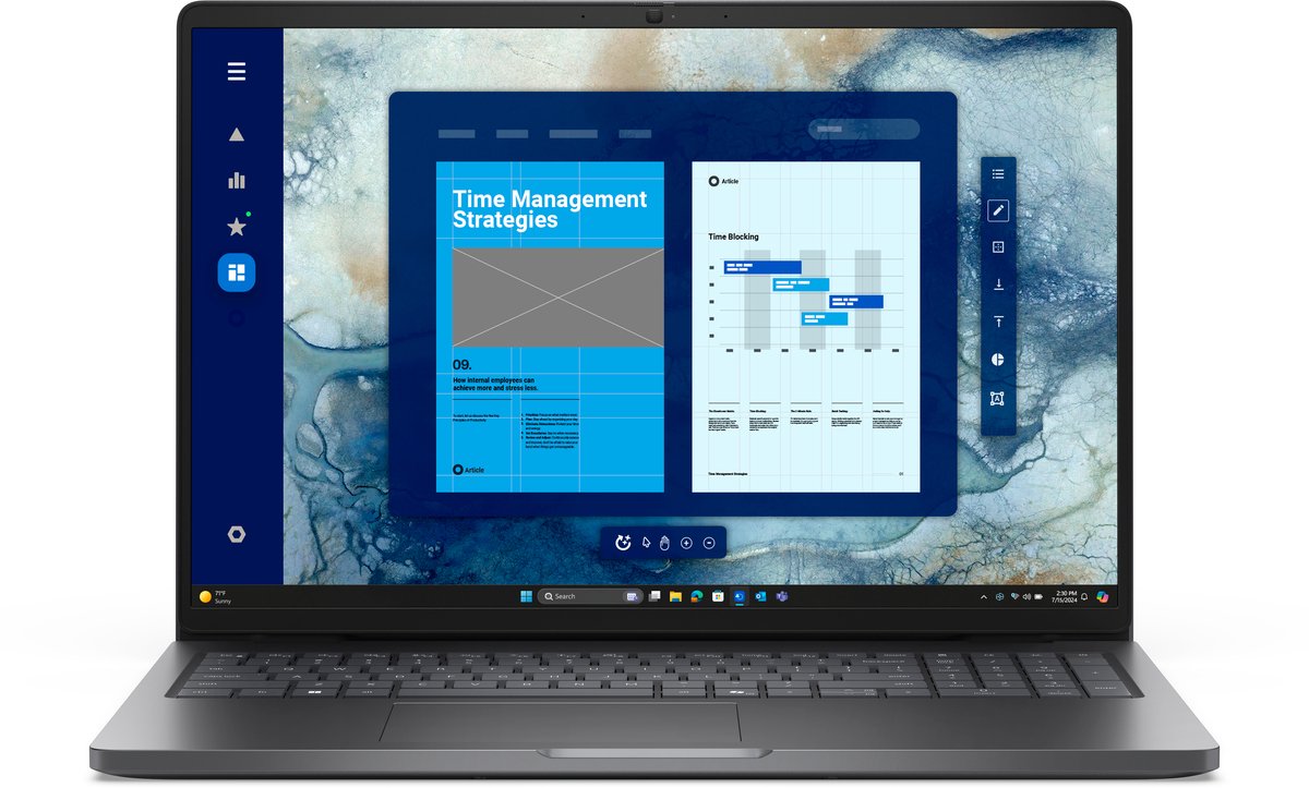 SPL|Dell Pro 16 PC16250|C5-120U|16GB|512GB SSD|16i FHD+ |IR Cam & Mic|FgrPr|3 Cell|65W|WLAN|Backlit Kb|W11 Pro|1Y BasicOnsite QWERTY