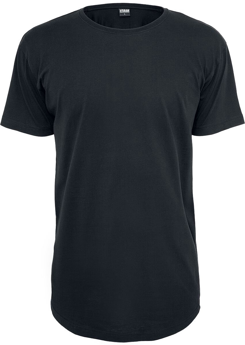 Urban Classics Shaped Long Tee Heren T-shirt – 5XL Zwart