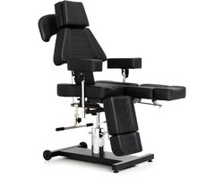 Professional Hydraulic Chair Black-Cat | Tattoo, Visagie, PMU, Beautysalon, Nagelstudio, Make-up | Kruk | Stoel | Workstation | Salon & Studio Inrichting | Tatoeage Studio | Spa | Massage Tafel | Schoonheidssalon Schoonheidsspecialiste | Kapper |