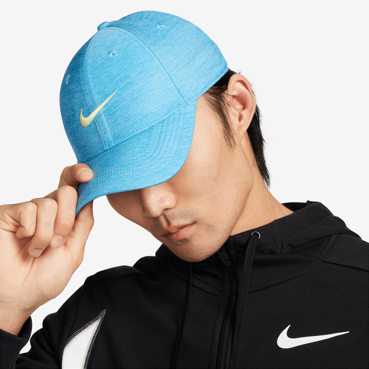 Nike DriFit Club Cap S NVLTY Aqua Blauw