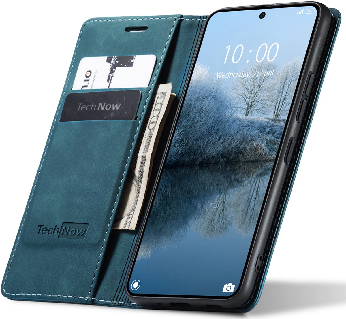 Hoesje geschikt voor Oppo A5 Pro 5G / 4G - Book Case Leer Slimline Blauw