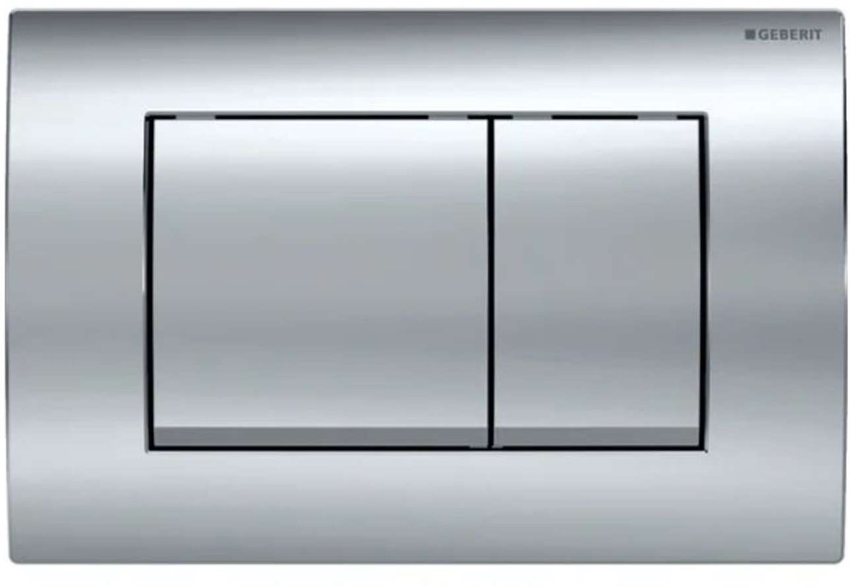 Geberit Delta30 - Bedieningsplaat, glanzend chroom 115.137.21.1