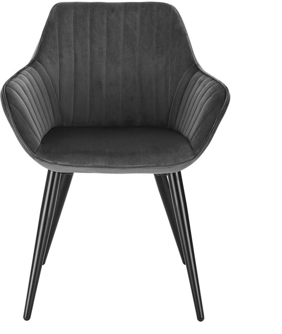 Ergonomische - Design - Eetkamer - Metalen - Leren Stoelen