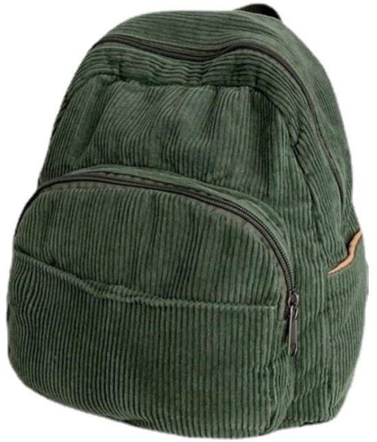 Bruine Corduroy Rugzakken 12 inch