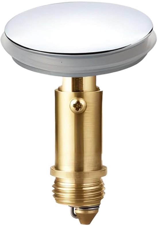 Ibenzoa® Pop-up Afvoerventiel, 38mm - Messing, Push-Open