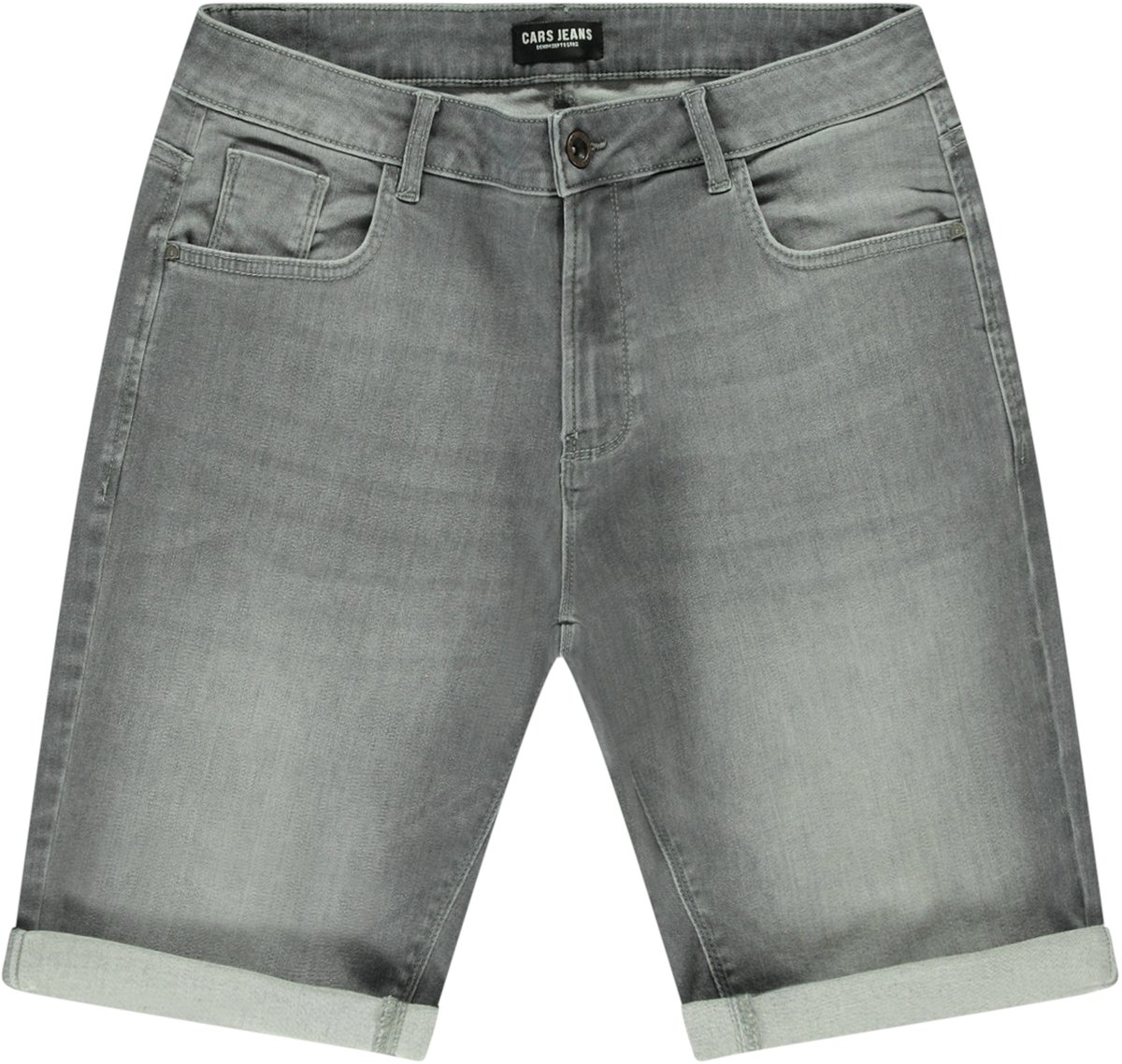 Cars Jeans - Denim short - Heren - L - MidGrijs - Katoen - Colorado denim