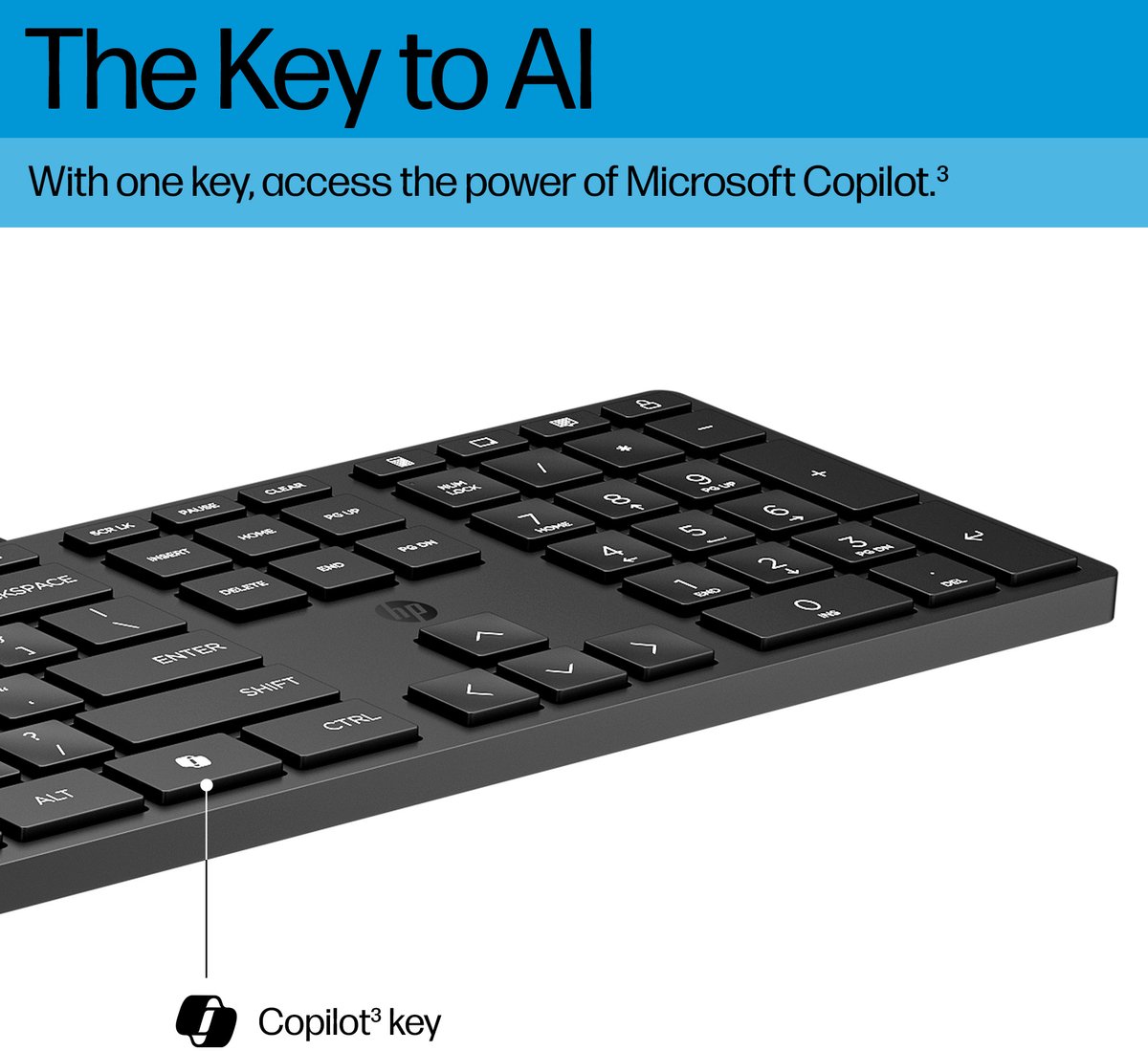 HP 320MK - toetsenbord en muis set - QWERTY - Engels - zwart