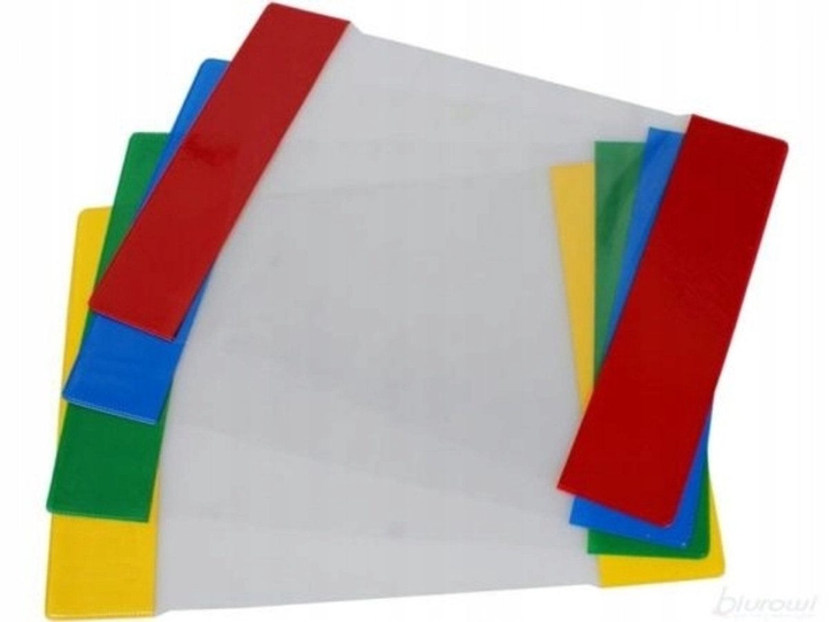 BTS Serie - Sterke Kaft voor Notitieboek A5 - Transparante en Kleurrijke Tabs - 21,1x30,7 cm