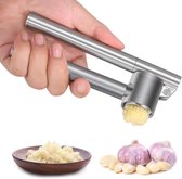 Knoflookpers Roestvrij Staal - Vaatwasmachinebestendig - Professionele Knoflookpers voor Geperste Knoflook en Gember