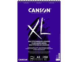 Mixed mediapapier canson xl 250gr a3 extra wit