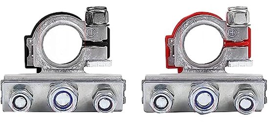 Sarini 2 Aansluitingen Voor Accuklemmen - Koperen Lithium Batterij Terminal, 150A, IP67, Voor Energieopslag