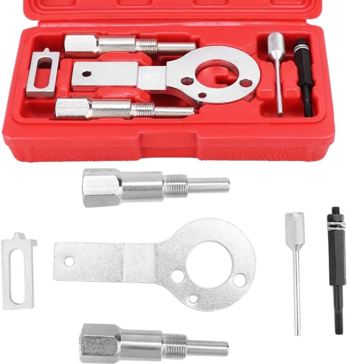 Allecto Plus - Engine Timing Tool Set voor Opel Vauxhall CDTI Dieselmotor - Krukas Timing Locking Tool Kit - Motor Timing Gereedschap - Professionele Motor Timing Kit - Praktische Tool Kit voor Motor Reparaties - Nauwkeurige Timing Gereedschap.
