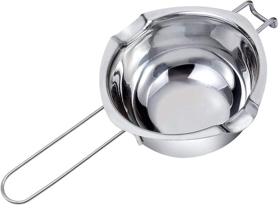 Melkwarmerpot - roestvrijstalen - kleine steelpan - mini