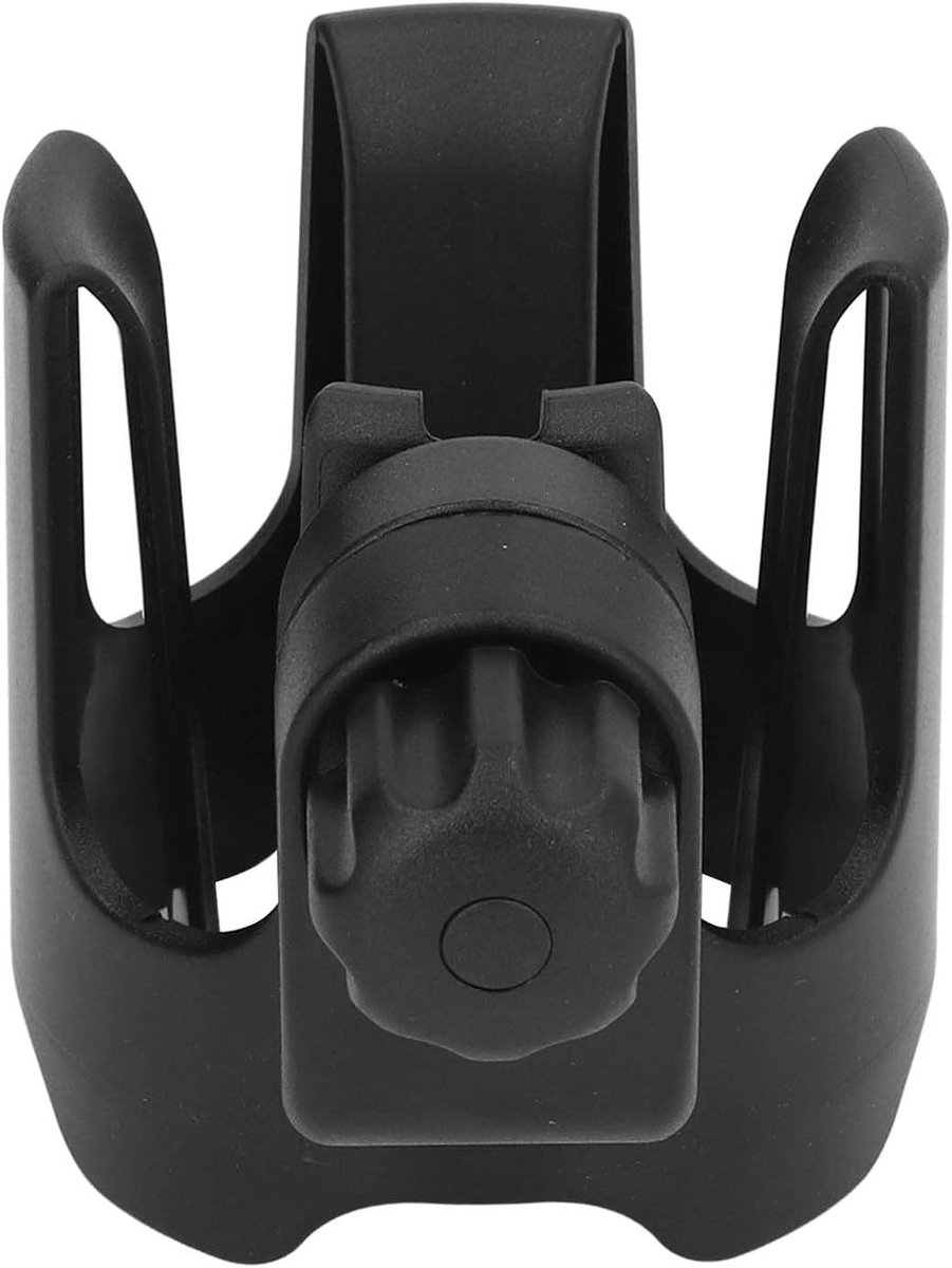 Allecto Plus - Universele Bekerhouder voor Wandelwagen en Fiets - 360 Graden Draaibaar - Verstelbare Bekerhouder met Grote Opening - Handig Accessoire voor Rolstoel en Kinderwagen