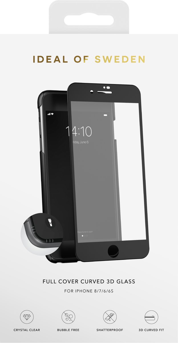 iDeal Of Sweden Ideal Full Coverage Glass iPhone 8/7/6/6s Glass