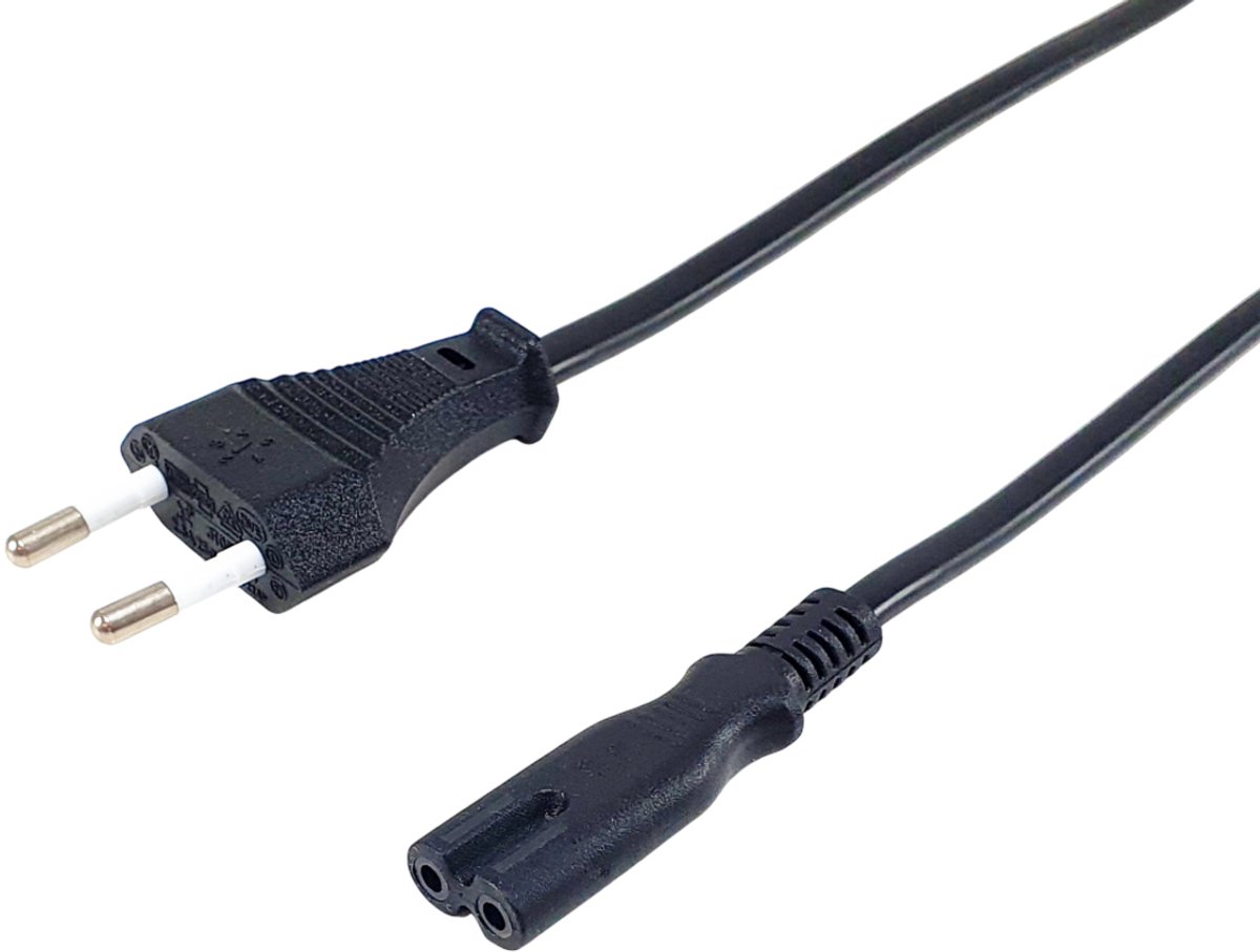 Equip 112160 electriciteitssnoer Zwart 1,8 m C7 stekker 2-pin