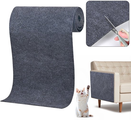 Krabmat voor katten - 200 cm x 40 cm - Doe-het-zelf op maat te snijden