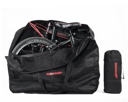 LKN 35,6 - 40,6 cm (14 - 16 inch) opvouwbare fietstas met gratis