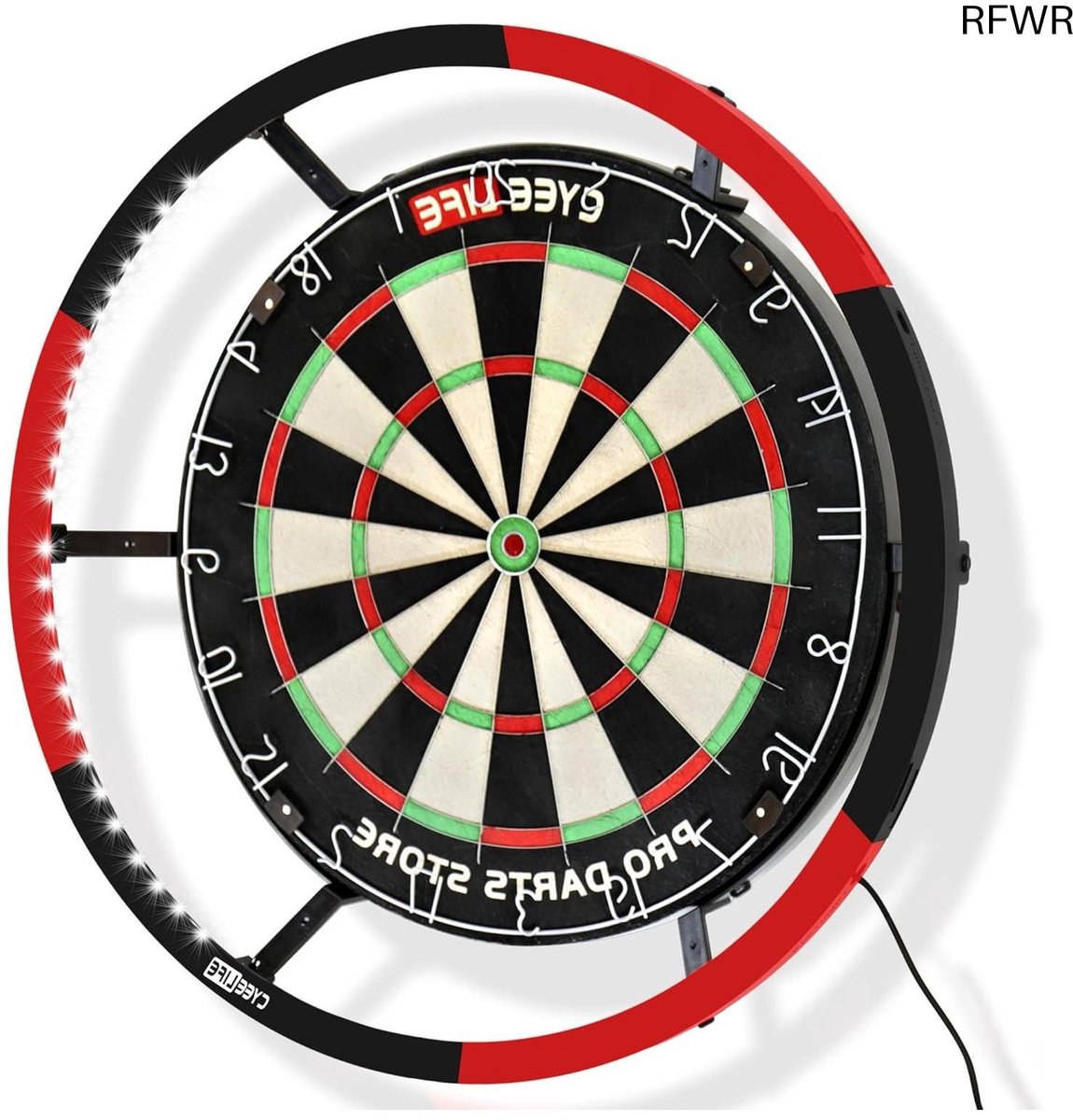 RFWR® Dartlamp met 2 Kleuren voor Stalen Dartbord - 360 Graden Verlichting