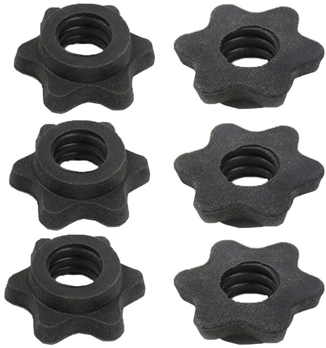 Zeskantmoeren voor Halters - Eenvoudig te Bevestigen - Set van 6 - Hoogwaardig PVC