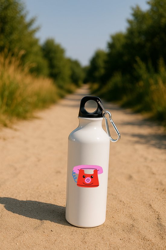 Hacebo® - Telefoon waterfles - Kind - Kinderen - Speelgoed - mobiel - cadeau - water fles - 600ML