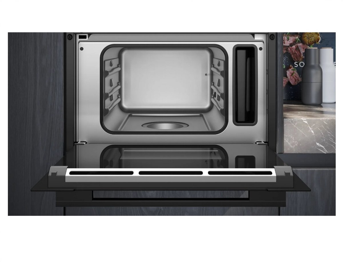 Siemens CD714GXB1 | Inbouw stoomoven | 45 cm | Zwart | FullSteam – foto 6