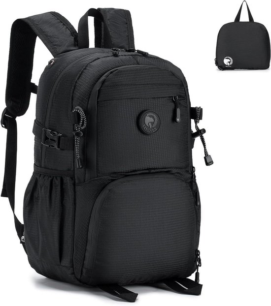 KONO Handbagage 40x20x25cm 20L Cabinebag Reistas voor mannen en vrouwen Geschikt voor Ryanair en EasyJet Vliegreizen School en werk Laptoprugzak, Lichtgewicht Bruin