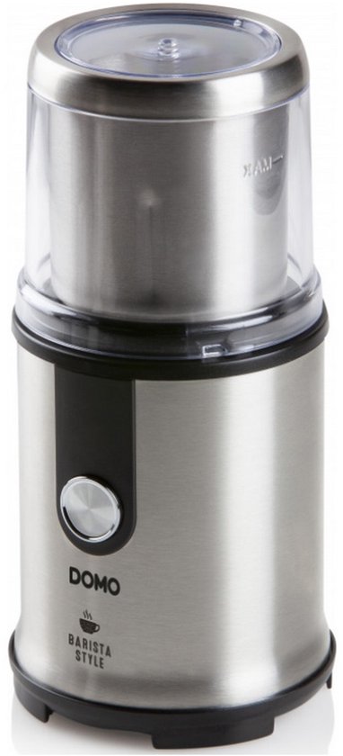 Domo DO723K - Moulin à café électrique SS - 110 gr - Inox