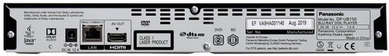 Panasonic DP-UB150 - Blu-Ray speler - Zwart — afbeelding 4