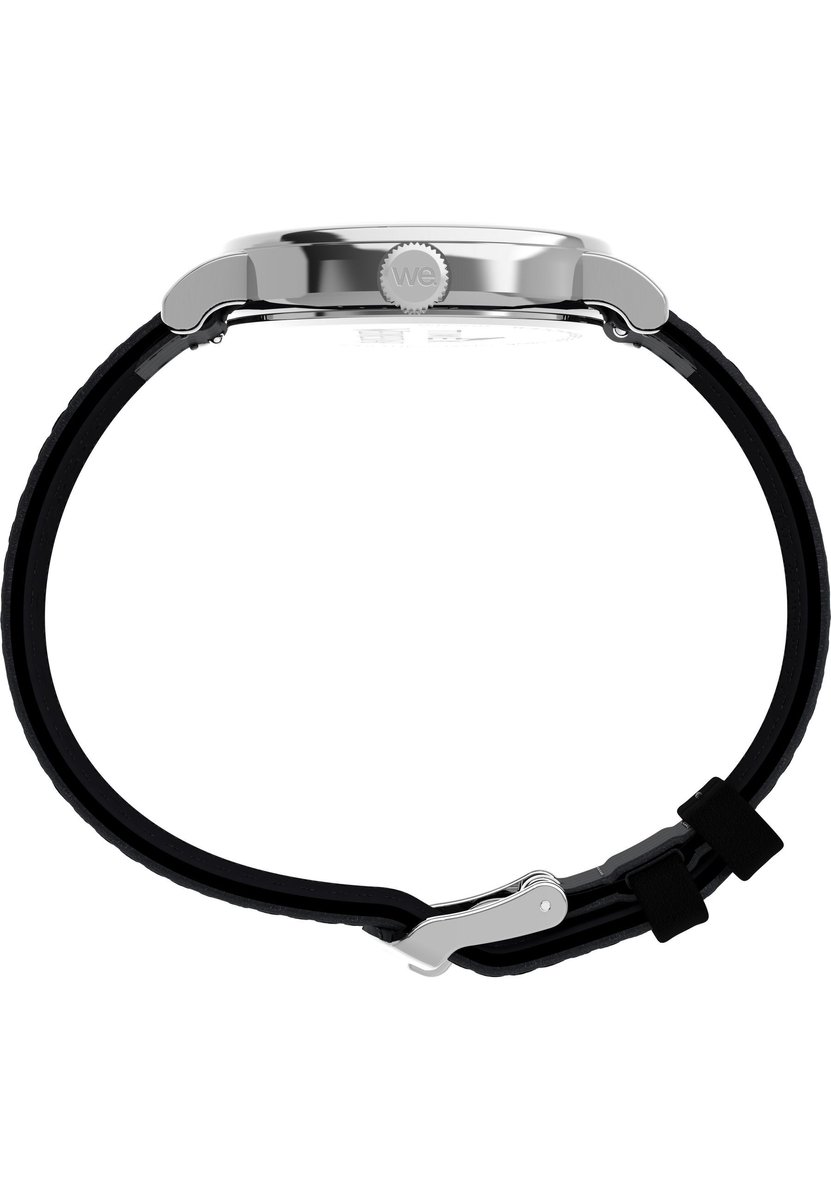 Timex Timex X Wednesday Weekender Quartz Analoog Horloge Zwart Kast: 100% Loodarm Messing | Armband: 100% Leer 37 TW2Y19400YH