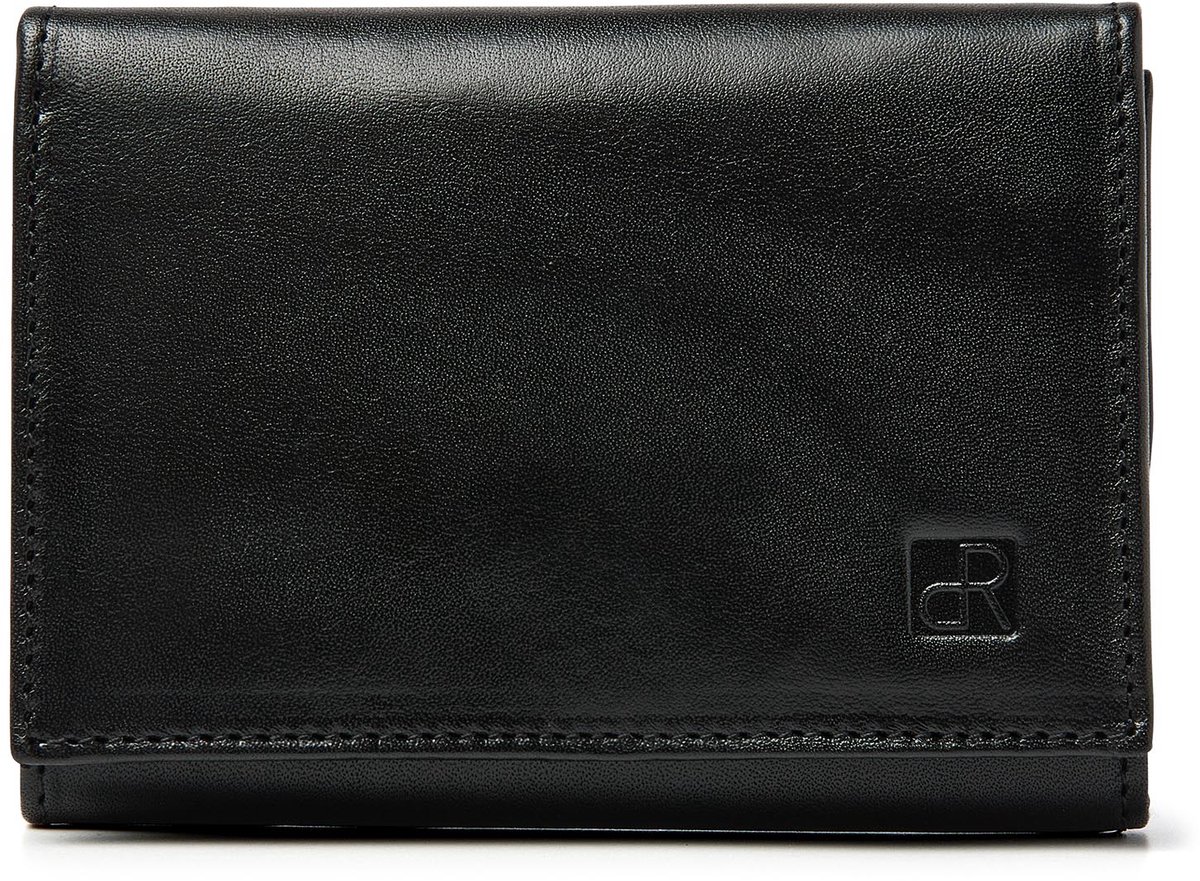 Herenportemonnee leer van dR Amsterdam | Portefeuille met kijkvenster, 2 briefgeldvakken & 2 muntgeldvakken | Ideale beurs voor heren | Prachtige leren billfold | RFID | Perfect als cadeau voor mannen | 2231