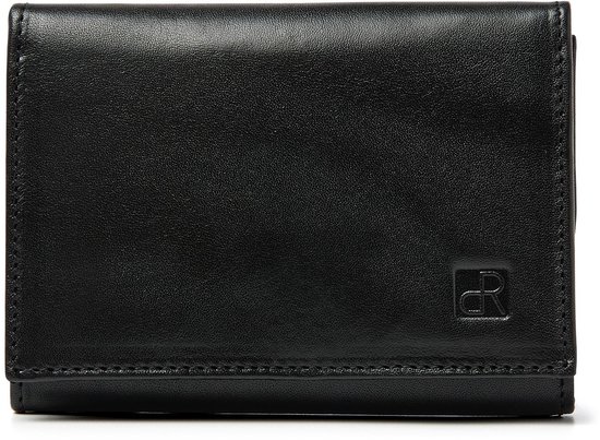 Herenportemonnee leer van dR Amsterdam | Portefeuille met kijkvenster, 2 briefgeldvakken & 2 muntgeldvakken | Ideale beurs voor heren | Prachtige leren billfold | RFID | Perfect als cadeau voor mannen | 2231