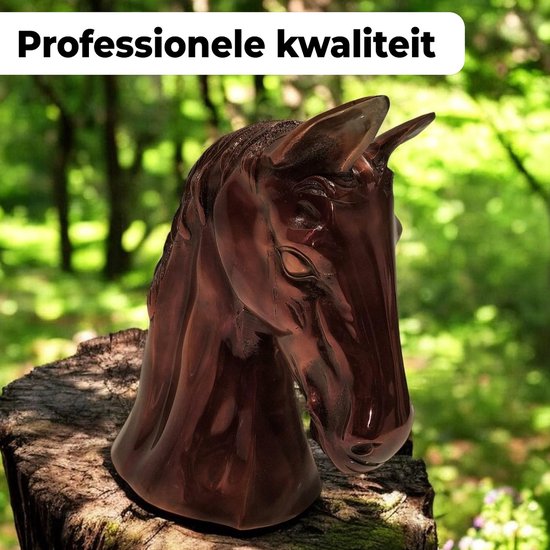 Unieke As Urn - 2 Liter - Handgemaakte Hart urn - Urn - Urn voor Paarden - Crematie Urn - Uniek - Voor Huisdieren of Menselijk As - Crematie As - Decoratie Urn - Horse