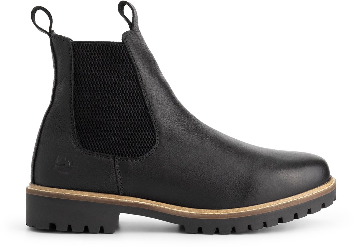 Travelin' Sirdal Heren - Chelsea boots - Wolgevoerd - Zwart