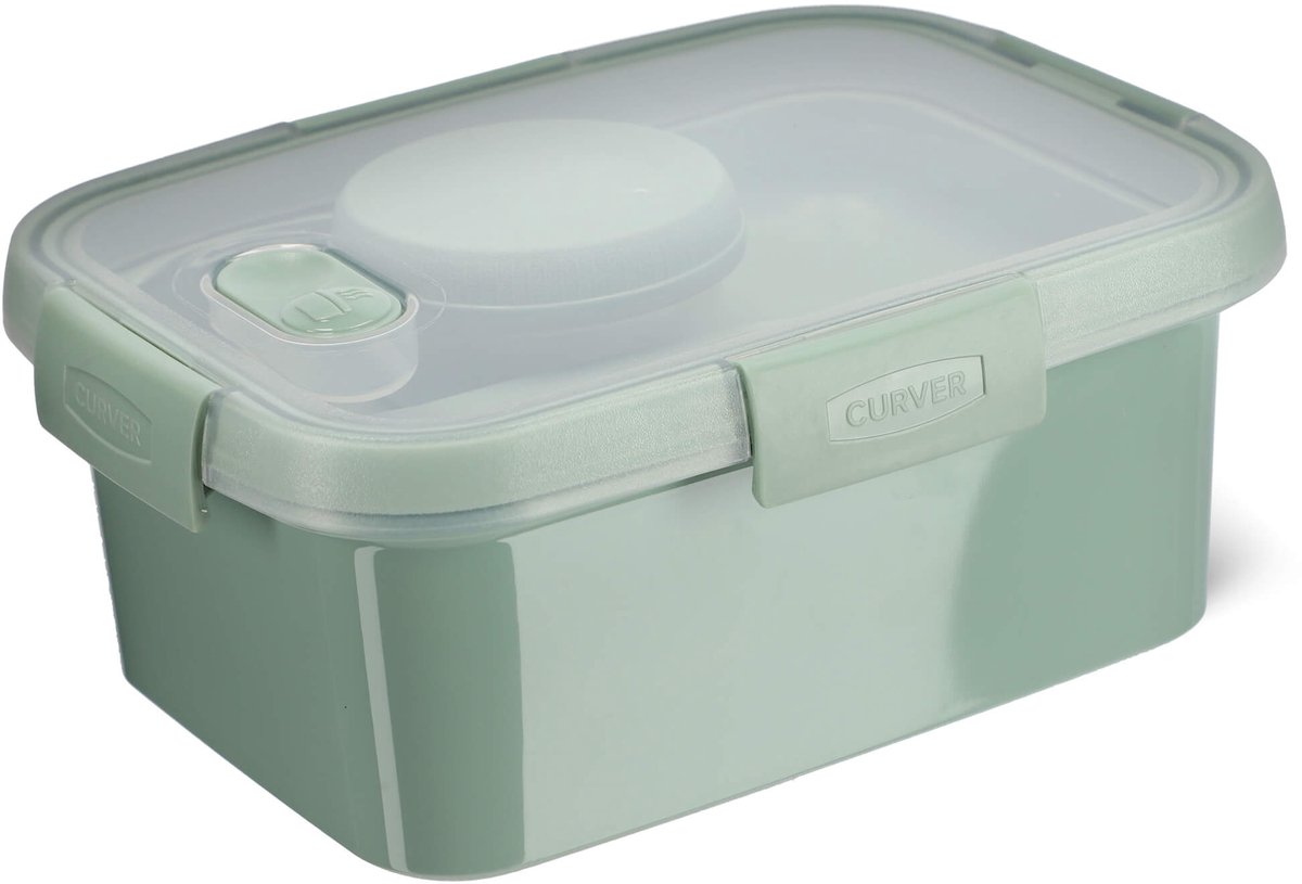 Curver Smart To Go Eco Lunchbox - 12 liter + Bestekset + Sauscup - Eco Groen