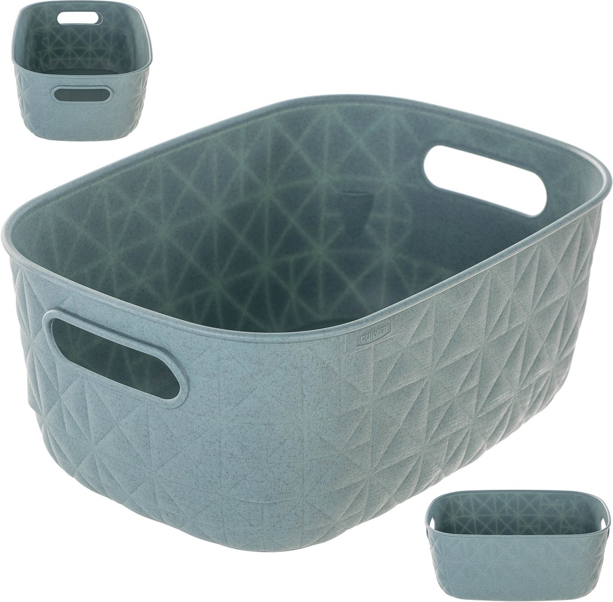 Curver Softex Opbergmand S – 4L - Blauwgroen