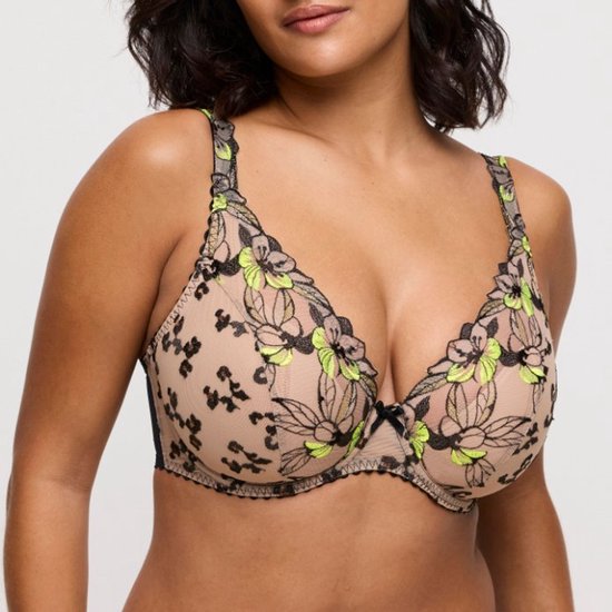 PrimaDonna Manali Plunge Bh Halve Mousse Cups 0163572 Wild Bloom - maat EU 85D / FR 100D
