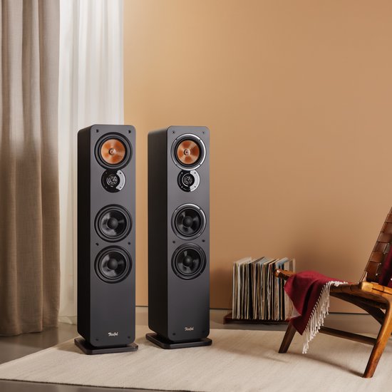 Teufel ULTIMA 40 Mk4 - Allround hifi stereo vloerstaande speakers - 3-kanaals systeem - Kevlar midrange driver met faseplug - zwart van Merkloos — afbeelding 5