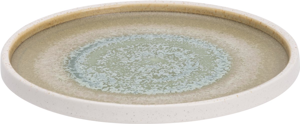 Palmer - Coco - Bord - ø 19 cm - Groen - Porselein - Ontbijtbord