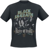T-shirt Black Sabbath Master of reality noir XL Katoen - Produits dérivés du groupe, Groupes