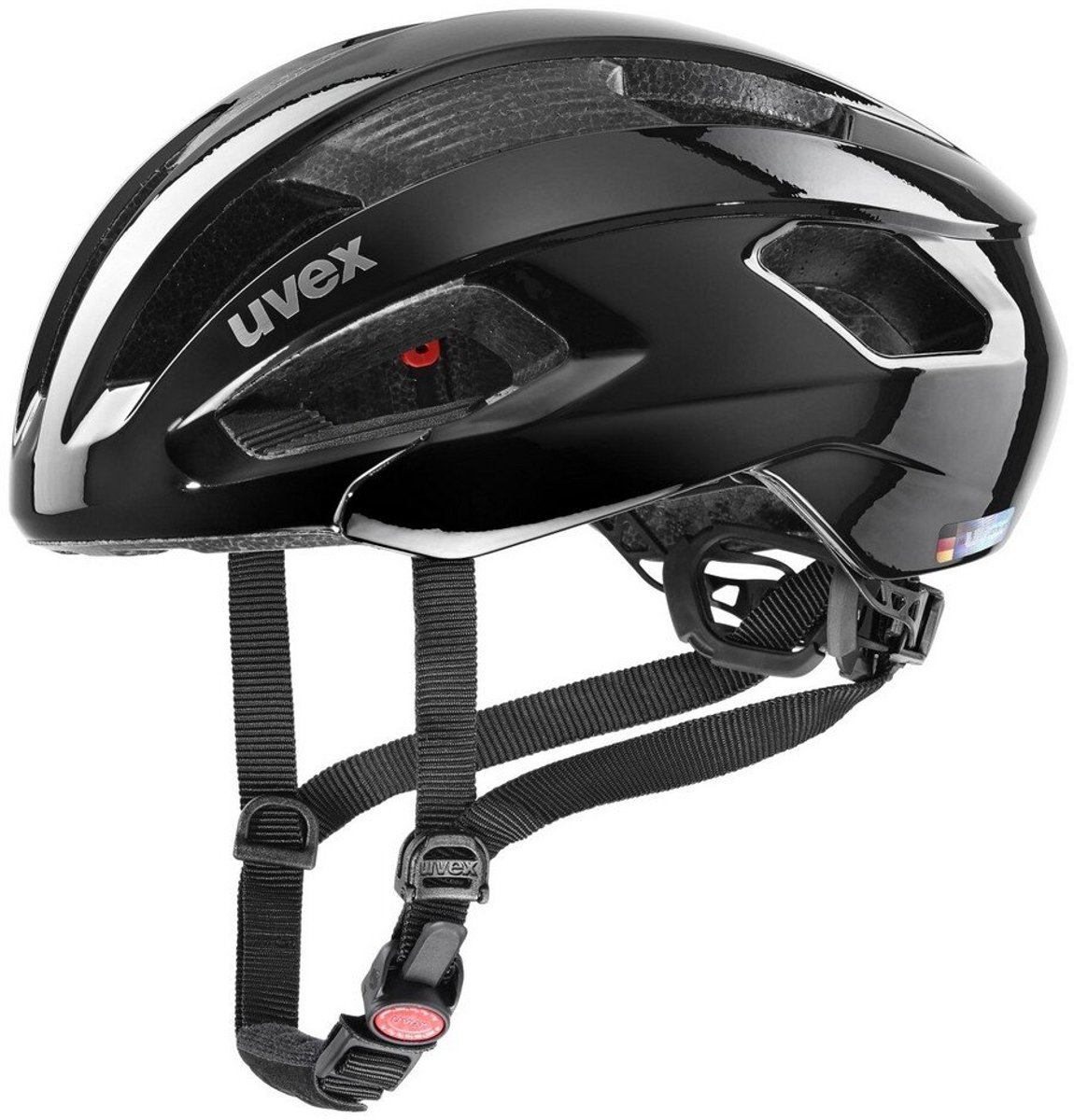 uvex Rise Fietshelm All Black - Unisex - maat 52-56 – foto 4